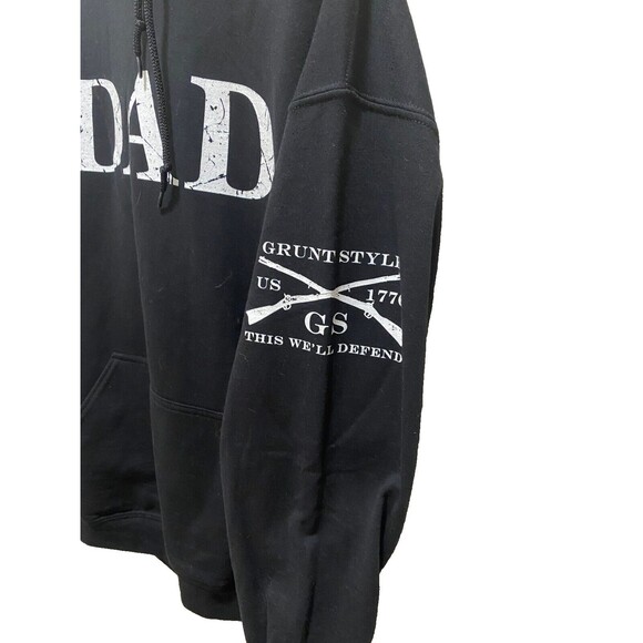 Grunt Style Dad Defined Pullover Hoodie - Black RARE - Picture 3 of 7